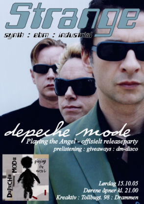 Strange vs Depeche Mode flyer